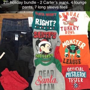 2T holiday bundle! 13 pieces